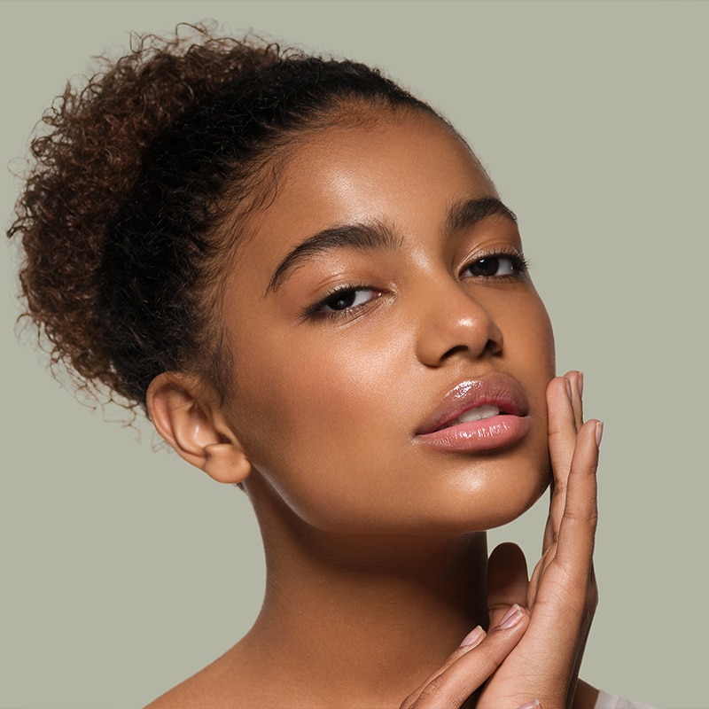 Beauty Portrait Of Sensual Brunette Girl.