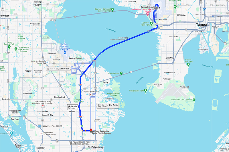 Tampa airport map